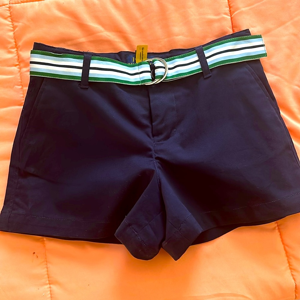 •Girls Ralph Lauren Chino Shorts, Size 8•